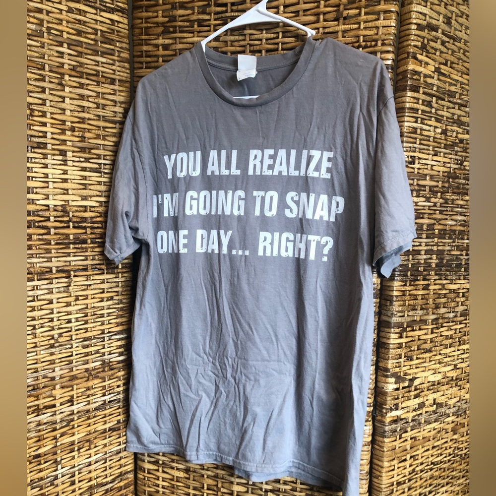 Novelty T- Shirt Men’s L